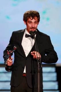 Spanish actor Joseba Usabiaga receives the Platino Warard for Cinema and Education in Values for the film Handia during the 5th edition of the Platino Awards held in Playa del Carmen, Mexico, 29 April 2018 (issued 30 April 2018). Platino Awards !ACHTUNG: NUR REDAKTIONELLE NUTZUNG!  Copyright: xJOSExMENDEZx GRAF5795 20180430-636606746314142326