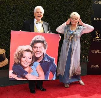 April 29, 2018 - Pasadena, CA, U.S. - 29 April 2018 -Pasadena, California - Bill Hayes, Susan Seaforth Hayes. 45th Annual Daytime Emmy Awards held at Pasadena Civic Center. Photo Credit: AdMedia Pasadena U.S. - ZUMAa123 20180429_zaa_a123_311 Copyright: xBirdiexThompsonx