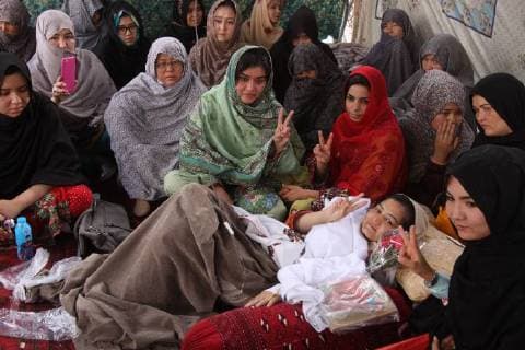 Pakistan: Hunger strike protest Members of Hazara community are protest on hunger strike of their demands at press club in Quetta. Protest are on hunger strike, Lawyer and activist Jalila Haider, who is leading the hunger strike camp set up outside of Quetta press club. during one months at least eight people were killed and more then five wounded In targeted attack in Quetta. Quetta Balochistan Pakistan Quetta  MuhammadxArshad