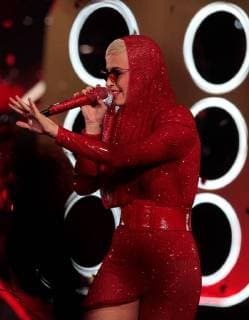 US singer Katy Perry performs on the stage during her concert at Mexico City Arena as part of her world tour Witness The Tour , in Mexico 04 May 2018 (issued on 05 May). Katy Perry in concert !ACHTUNG: NUR REDAKTIONELLE NUTZUNG!  Copyright: xMarioxGuzmánx GRAF8997 20180505-636611081730479624