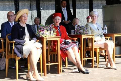 Entertainment Bilder der Woche KW 18 Bilder des Tages 05-05-2018 Denmark Queen Margrethe and Princess Benedikte and Queen Anne-Marie visiting Koldinghus Castle - In connection with the castle s 750th anniversary.  Copyright: xxPPE Christophersenx