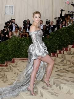 Lili Reinhart arrives on the red carpet at The Metropolitan Museum of Art s Costume Institute Benefit Heavenly Bodies: Fashion and the Catholic Imagination at Metropolitan Museum of Art in New York City on May 7, 2018.  NYP20180507238 JOHNxANGELILLO