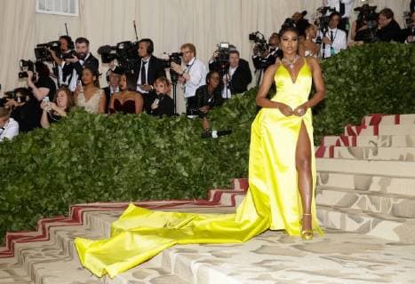 Gabrielle Union arrives on the red carpet at The Metropolitan Museum of Art s Costume Institute Benefit Heavenly Bodies: Fashion and the Catholic Imagination at Metropolitan Museum of Art in New York City on May 7, 2018.  NYP20180507343 JOHNxANGELILLO
