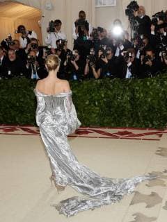 Lili Reinhart arrives on the red carpet at The Metropolitan Museum of Art s Costume Institute Benefit Heavenly Bodies: Fashion and the Catholic Imagination at Metropolitan Museum of Art in New York City on May 7, 2018.  NYP20180507236 JOHNxANGELILLO