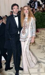 May 7, 2018 - New York, N.Y, USA - NATALIA VODIANOVA attends the Metropolitan Museum of Art Costume Institute Benefit with exhibition of Heavenly Bodies: Fashion and the Catholic Imagination .The Met Museum, NYC.May 7, 2018.Photos by , Globe Photos Inc. New York USA - ZUMAms4_ 20180507_zaa_ms4_066 Copyright: xSoniaxMoskowitzx