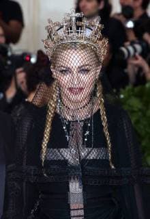 May 7, 2018 - New York, N.Y, USA - MADONNA attends the Metropolitan Museum of Art Costume Institute Benefit with exhibition of Heavenly Bodies: Fashion and the Catholic Imagination .The Met Museum, NYC.May 7, 2018.Photos by , Globe Photos Inc. New York USA - ZUMAms4_ 20180507_zaa_ms4_070 Copyright: xSoniaxMoskowitzx