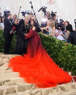 May 7, 2018 - New York, NY, U.S. - 07 May 2018 - New York, New York - Madonna, Nicki Minaj. 2018 Metropolitan Museum of Art Costume Institute Gala: Heavenly Bodies: Fashion and the Catholic Imagination. Photo Credit: Christopher Smith AdMedia New York U.S. - ZUMAa123 20180507_zaa_a123_012 Copyright: xChristopherxSmithAdmediax
