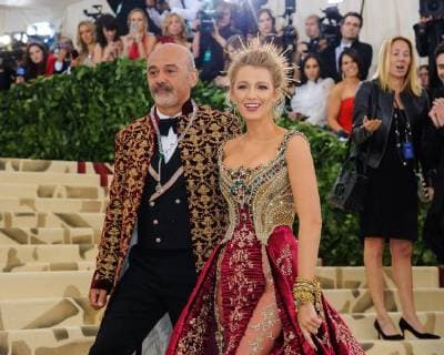 May 7, 2018 - New York, NY, U.S. - 07 May 2018 - New York, New York - Blake Lively. 2018 Metropolitan Museum of Art Costume Institute Gala: Heavenly Bodies: Fashion and the Catholic Imagination. Photo Credit: Christopher Smith AdMedia New York U.S. - ZUMAa123 20180507_zaa_a123_014 Copyright: xChristopherxSmithAdmediax
