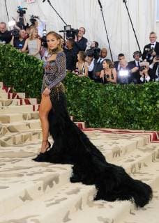 May 7, 2018 - New York, NY, U.S. - 07 May 2018 - New York, New York - Jennifer Lopez. 2018 Metropolitan Museum of Art Costume Institute Gala: Heavenly Bodies: Fashion and the Catholic Imagination. Photo Credit: Christopher Smith AdMedia New York U.S. - ZUMAa123 20180507_zaa_a123_015 Copyright: xChristopherxSmithAdmediax