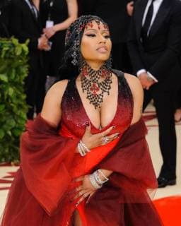 May 7, 2018 - New York, NY, U.S. - 07 May 2018 - New York, New York - Nicki Minaj. 2018 Metropolitan Museum of Art Costume Institute Gala: Heavenly Bodies: Fashion and the Catholic Imagination. Photo Credit: Christopher Smith AdMedia New York U.S. - ZUMAa123 20180507_zaa_a123_032 Copyright: xChristopherxSmithAdmediax
