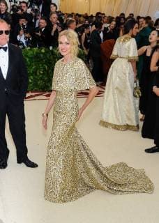 May 7, 2018 - New York, NY, U.S. - 07 May 2018 - New York, New York - Naomi Watts. 2018 Metropolitan Museum of Art Costume Institute Gala: Heavenly Bodies: Fashion and the Catholic Imagination. Photo Credit: Christopher Smith AdMedia New York U.S. - ZUMAa123 20180507_zaa_a123_043 Copyright: xChristopherxSmithAdmediax
