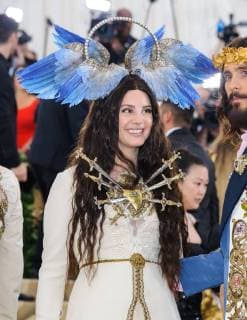 May 7, 2018 - New York, NY, U.S. - 07 May 2018 - New York, New York - Lana Del Rey. 2018 Metropolitan Museum of Art Costume Institute Gala: Heavenly Bodies: Fashion and the Catholic Imagination. Photo Credit: Christopher Smith AdMedia New York U.S. - ZUMAa123 20180507_zaa_a123_047 Copyright: xChristopherxSmithAdmediax