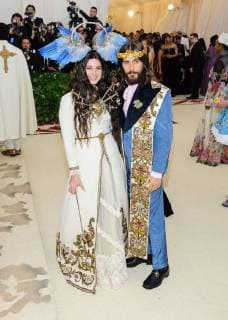 May 7, 2018 - New York, NY, U.S. - 07 May 2018 - New York, New York - Lana Del Rey, Jared Leto. 2018 Metropolitan Museum of Art Costume Institute Gala: Heavenly Bodies: Fashion and the Catholic Imagination. Photo Credit: Christopher Smith AdMedia New York U.S. - ZUMAa123 20180507_zaa_a123_055 Copyright: xChristopherxSmithAdmediax