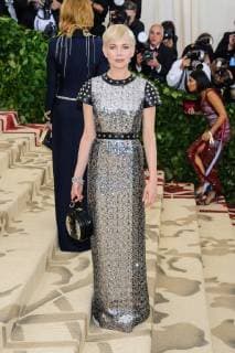 May 7, 2018 - New York, NY, U.S. - 07 May 2018 - New York, New York - Michelle Williams. 2018 Metropolitan Museum of Art Costume Institute Gala: Heavenly Bodies: Fashion and the Catholic Imagination. Photo Credit: Christopher Smith AdMedia New York U.S. - ZUMAa123 20180507_zaa_a123_064 Copyright: xChristopherxSmithAdmediax