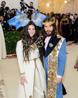 May 7, 2018 - New York, NY, U.S. - 07 May 2018 - New York, New York - Lana Del Rey, Jared Leto. 2018 Metropolitan Museum of Art Costume Institute Gala: Heavenly Bodies: Fashion and the Catholic Imagination. Photo Credit: Christopher Smith AdMedia New York U.S. - ZUMAa123 20180507_zaa_a123_068 Copyright: xChristopherxSmithAdmediax