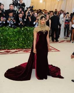 May 7, 2018 - New York, NY, U.S. - 07 May 2018 - New York, New York - Priyanka Chopra. 2018 Metropolitan Museum of Art Costume Institute Gala: Heavenly Bodies: Fashion and the Catholic Imagination. Photo Credit: Christopher Smith AdMedia New York U.S. - ZUMAa123 20180507_zaa_a123_074 Copyright: xChristopherxSmithAdmediax