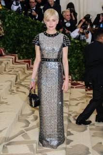 May 7, 2018 - New York, NY, U.S. - 07 May 2018 - New York, New York - Michelle Williams. 2018 Metropolitan Museum of Art Costume Institute Gala: Heavenly Bodies: Fashion and the Catholic Imagination. Photo Credit: Christopher Smith AdMedia New York U.S. - ZUMAa123 20180507_zaa_a123_075 Copyright: xChristopherxSmithAdmediax