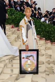 May 7, 2018 - New York, NY, U.S. - 07 May 2018 - New York, New York - Jaden Smith. 2018 Metropolitan Museum of Art Costume Institute Gala: Heavenly Bodies: Fashion and the Catholic Imagination. Photo Credit: Christopher Smith AdMedia New York U.S. - ZUMAa123 20180507_zaa_a123_077 Copyright: xChristopherxSmithAdmediax