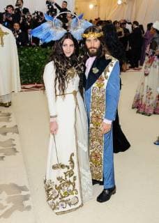 May 7, 2018 - New York, NY, U.S. - 07 May 2018 - New York, New York - Lana Del Rey, Jared Leto. 2018 Metropolitan Museum of Art Costume Institute Gala: Heavenly Bodies: Fashion and the Catholic Imagination. Photo Credit: Christopher Smith AdMedia New York U.S. - ZUMAa123 20180507_zaa_a123_083 Copyright: xChristopherxSmithAdmediax