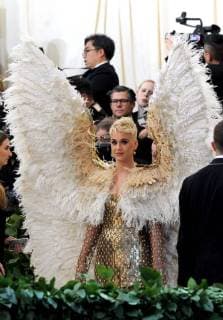 NEW YORK, NY - MAY 7: Katy Perry at the Heavenly Bodies: Fashion & The Catholic Imagination Costume Institute Gala on May 7, 2018 in New York City. Copyright: xJohnxPalmerx
