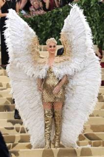 NEW YORK, NY - MAY 7: Katy Perry at the Heavenly Bodies: Fashion & The Catholic Imagination Costume Institute Gala on May 7, 2018 in New York City. Copyright: xJohnxPalmerx