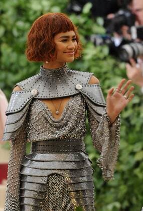 NEW YORK, NY - MAY 7: Zendaya at the Heavenly Bodies: Fashion & The Catholic Imagination Costume Institute Gala on May 7, 2018 in New York City. Copyright: xJohnxPalmerx