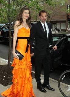 Celebs leave the Greenwich hotel on the way to the Met Gala on May 7 2018 in New York City Guy Oseary;Michelle Alves New York United States  583605