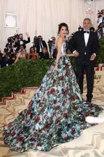 May 7, 2018 - New York, N.Y, USA - AMAL CLOONEY, GEORGE CLOONEY attend the Metropolitan Museum of Art Costume Institute Benefit with exhibition of Heavenly Bodies: Fashion and the Catholic Imagination .The Met Museum, NYC.May 7, 2018.Photos by , Globe Photos Inc. New York USA - ZUMAms4_ 20180507_zaa_ms4_099 Copyright: xSoniaxMoskowitzx