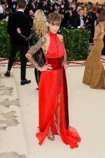 May 7, 2018 - New York, NY, U.S. - 07 May 2018 - New York, New York - Ruby Rose. 2018 Metropolitan Museum of Art Costume Institute Gala: Heavenly Bodies: Fashion and the Catholic Imagination. Photo Credit: Christopher Smith AdMedia New York U.S. - ZUMAa123 20180507_zaa_a123_194 Copyright: xChristopherxSmithAdmediax