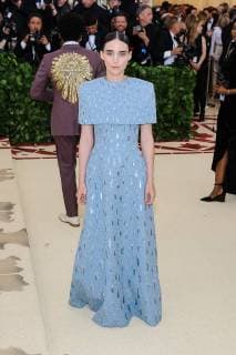 May 7, 2018 - New York, NY, U.S. - 07 May 2018 - New York, New York - Rooney Mara. 2018 Metropolitan Museum of Art Costume Institute Gala: Heavenly Bodies: Fashion and the Catholic Imagination. Photo Credit: Christopher Smith AdMedia New York U.S. - ZUMAa123 20180507_zaa_a123_189 Copyright: xChristopherxSmithAdmediax