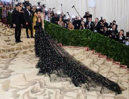 May 7, 2018 - New York, NY, U.S. - 07 May 2018 - New York, New York - Rita Ora. 2018 Metropolitan Museum of Art Costume Institute Gala: Heavenly Bodies: Fashion and the Catholic Imagination. Photo Credit: Christopher Smith AdMedia New York U.S. - ZUMAa123 20180507_zaa_a123_315 Copyright: xChristopherxSmithAdmediax