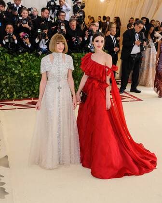 May 7, 2018 - New York, NY, U.S. - 07 May 2018 - New York, New York - Anna Wintour, Bee Schaffer. 2018 Metropolitan Museum of Art Costume Institute Gala: Heavenly Bodies: Fashion and the Catholic Imagination. Photo Credit: Christopher Smith AdMedia New York U.S. - ZUMAa123 20180507_zaa_a123_342 Copyright: xChristopherxSmithAdmediax