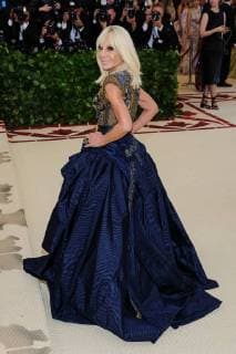 May 7, 2018 - New York, NY, U.S. - 07 May 2018 - New York, New York - Donatella Versace. 2018 Metropolitan Museum of Art Costume Institute Gala: Heavenly Bodies: Fashion and the Catholic Imagination. Photo Credit: Christopher Smith AdMedia New York U.S. - ZUMAa123 20180507_zaa_a123_308 Copyright: xChristopherxSmithAdmediax