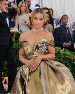 May 7, 2018 - New York, NY, U.S. - 07 May 2018 - New York, New York - Jasmin Tookes. 2018 Metropolitan Museum of Art Costume Institute Gala: Heavenly Bodies: Fashion and the Catholic Imagination. Photo Credit: Christopher Smith AdMedia New York U.S. - ZUMAa123 20180507_zaa_a123_303 Copyright: xChristopherxSmithAdmediax