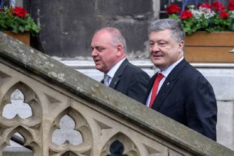 Presentation of the International Charlemagne Prize to Aachen 10 05 2018 The President of Ukraine Petro Oleksijovych Poroshenko at the presentation of the International Charlemagne Prize to Aachen on 10 05 2018 Aacgeb NRW Germany