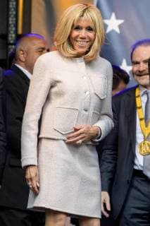 Presentation of the International Charlemagne Prize to Aachen 10 05 2018 Brigitte Macron at the presentation of the International Charlemagne Prize to Aachen on 10 05 2018 Aacgeb NRW Germany