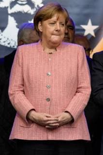 Presentation of the International Charlemagne Prize to Aachen 10 05 2018 Chancellor Dr Angela Merkel at the presentation of the International Charlemagne Prize to Aachen on 10 05 2018 Aacgeb NRW Germany