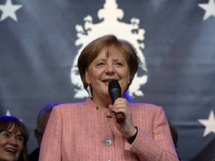 Presentation of the Charlemagne Prize 2018 to Emmanuel Macron Picture shows the German Chancellor Angela Merkel 2018 Presentation of the Charlemagne Prize 2018 to Emmanuel Macron
