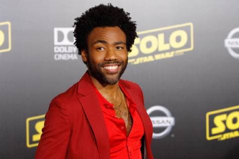 Donald Glover at the Premiere of Lucasfilm s Solo: A Star Wars Story held in Hollywood, CA, May 10, 2018. Photo by Joseph Martinez PictureLux Los Angeles CA USA  Copyright: xJosephxMartinezx 33591_045JM