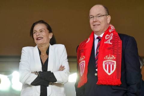 Entertainment - Bilder des Tages La Princesse Stephanie de Monaco - Le Prince Albert II de Monaco CELEBRITES : AS Monaco vs AS Saint Etienne - Ligue 1 - Monaco - 12 05 2018 NorbertScanella Panoramic 