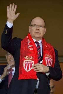 Le Prince Albert II de Monaco CELEBRITES : AS Monaco vs AS Saint Etienne - Ligue 1 - Monaco - 12 05 2018 NorbertScanella Panoramic 