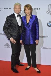 Guido Cantz Christa Maar Arrival for the award ceremony and honor of the 15 Felix Burde Award at the Hotel Adlon Kempinski in Berlin on 13 05 2018