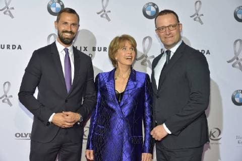 Daniel Funke Christa Maar Jens Spahn Arrival at the award ceremony and honoring the 15 Felix Burde Award at the Hotel Adlon Kempinski in Berlin on 13 05 2018