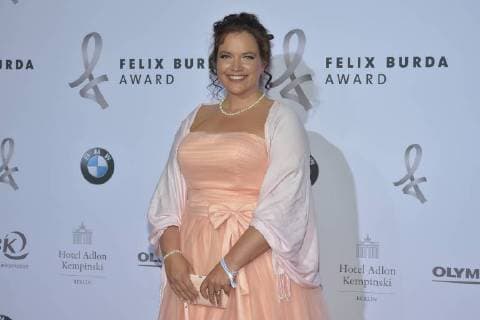Honorary Award winner Claudia Neumann Arrives for the award ceremony and honors the 15 Felix Burde Award at the Hotel Adlon Kempinski in Berlin on 13 05 2018