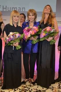Patricia Riekel Christa Maar Alexandra Kamp Graduation picture with the prize-winners for the award ceremony and honoring the 15 Felix Burda Award at the Hotel Adlon Kempinski in Berlin on 13 05 2018