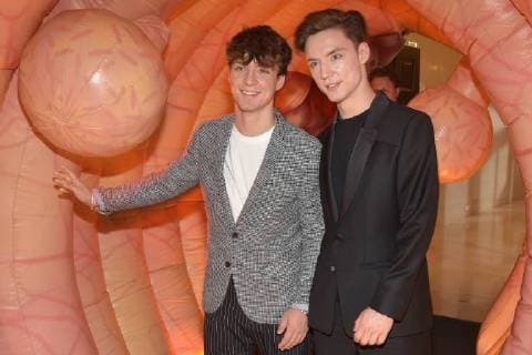 Heiko Lochmann Roman Lochmann Get Together Party for the award ceremony and honoring the 15 Felix Burda Award at the Hotel Adlon Kempinski in Berlin on 13 05 2018
