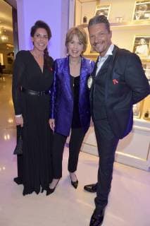 Christa Maar Hardy Krueger jr and his wife and PR agent Alice Roessler Get Together Party for the award ceremony and honor of the 15 Felix Burda Award at the Hotel Adlon Kempinski in Berlin on 13 05 2018