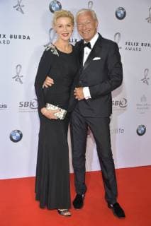 Grit Weiss Prof Jo Groebel Arrival for the award ceremony and honoring the 15 Felix Burda Award at the Hotel Adlon Kempinski in Berlin on 13 05 2018