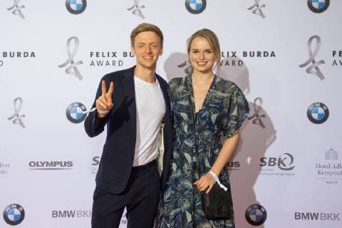 Berlin GER Berlin Felix Burda Award Hotel Adlon Kempinski Timur Bartels and friend Larissa Sophie Roemer 13 05 2018 Felix Burda Award 2018 Copyright: xUwexKoch xEibner-Pressefotox EP_ukh