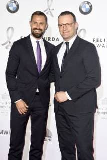 Jens Spahn with husband Daniel Funke at the presentation of the Felix Burda Award 2018 at the Hotel Adlon Kempinski Berlin 13 05 2018 Foto:xF.xKernx xFuturexImage